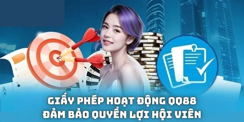Giấy phép hoạt động QQ88 đảm bảo quyền lợi hội viên